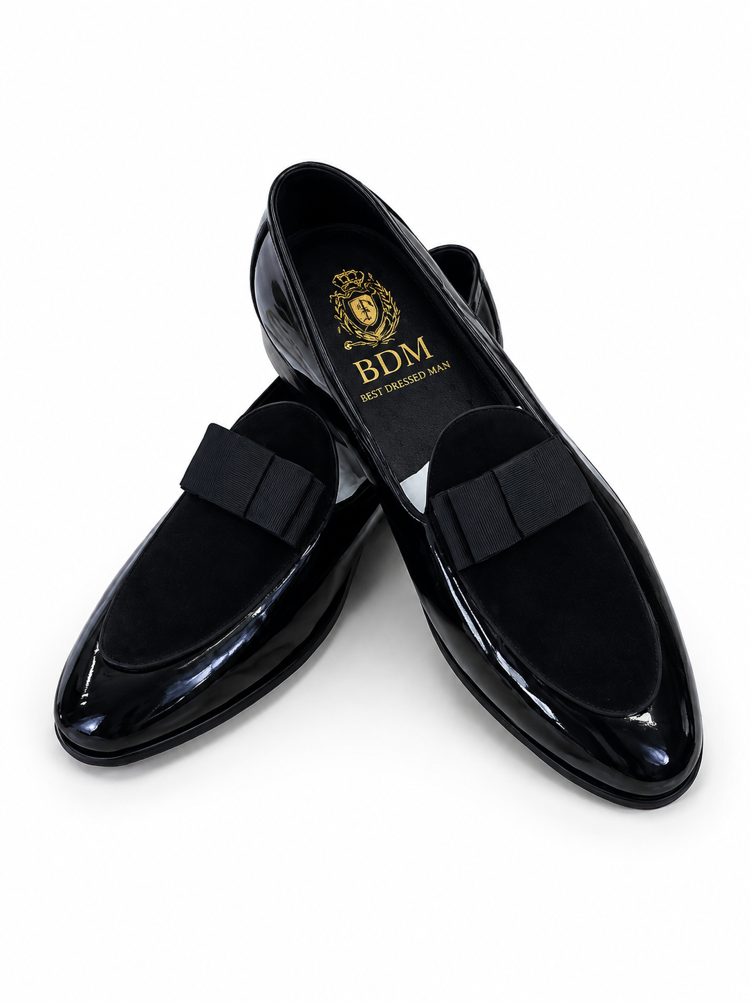 BDM Patent Leather Bow Loafer