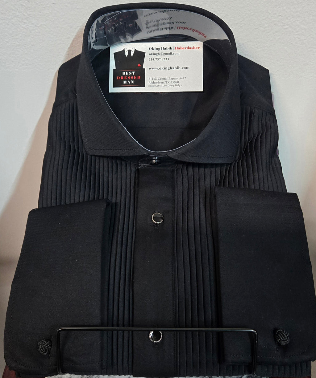 Pleated Tuxedo Formal Shirt