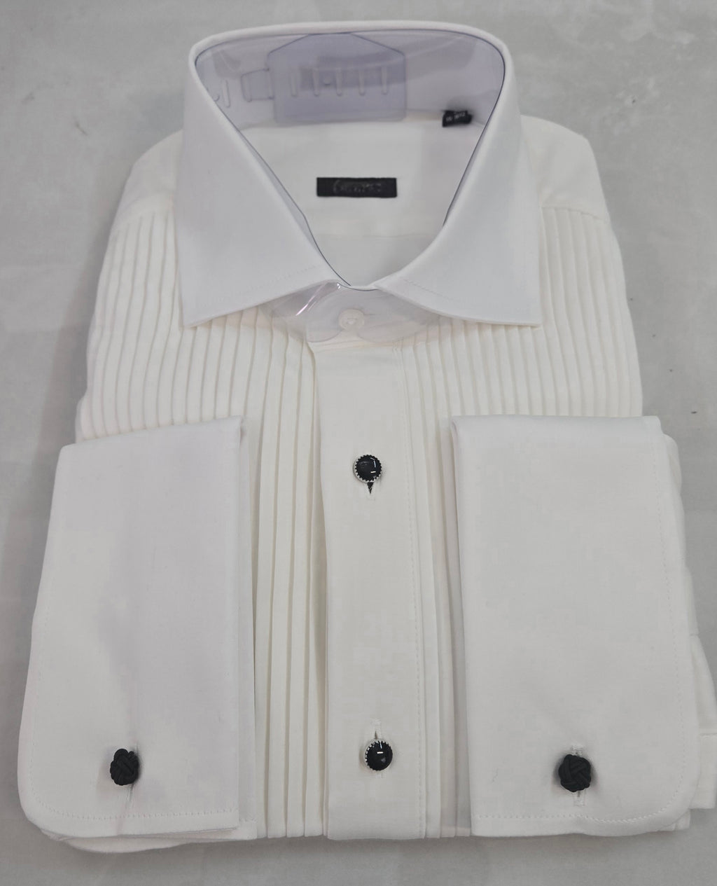Pleated Tuxedo Formal Shirt