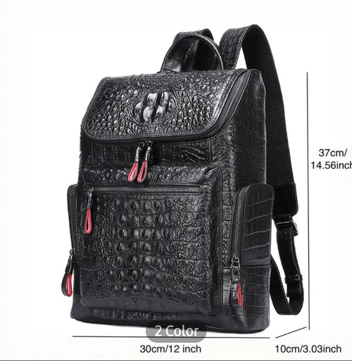 Croc Print Back Pack