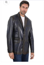 Leather Blazer Jacket