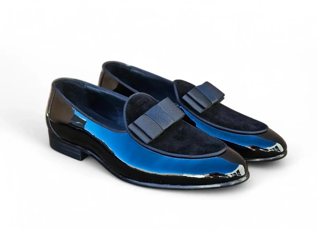 BDM Patent Leather Bow Loafer