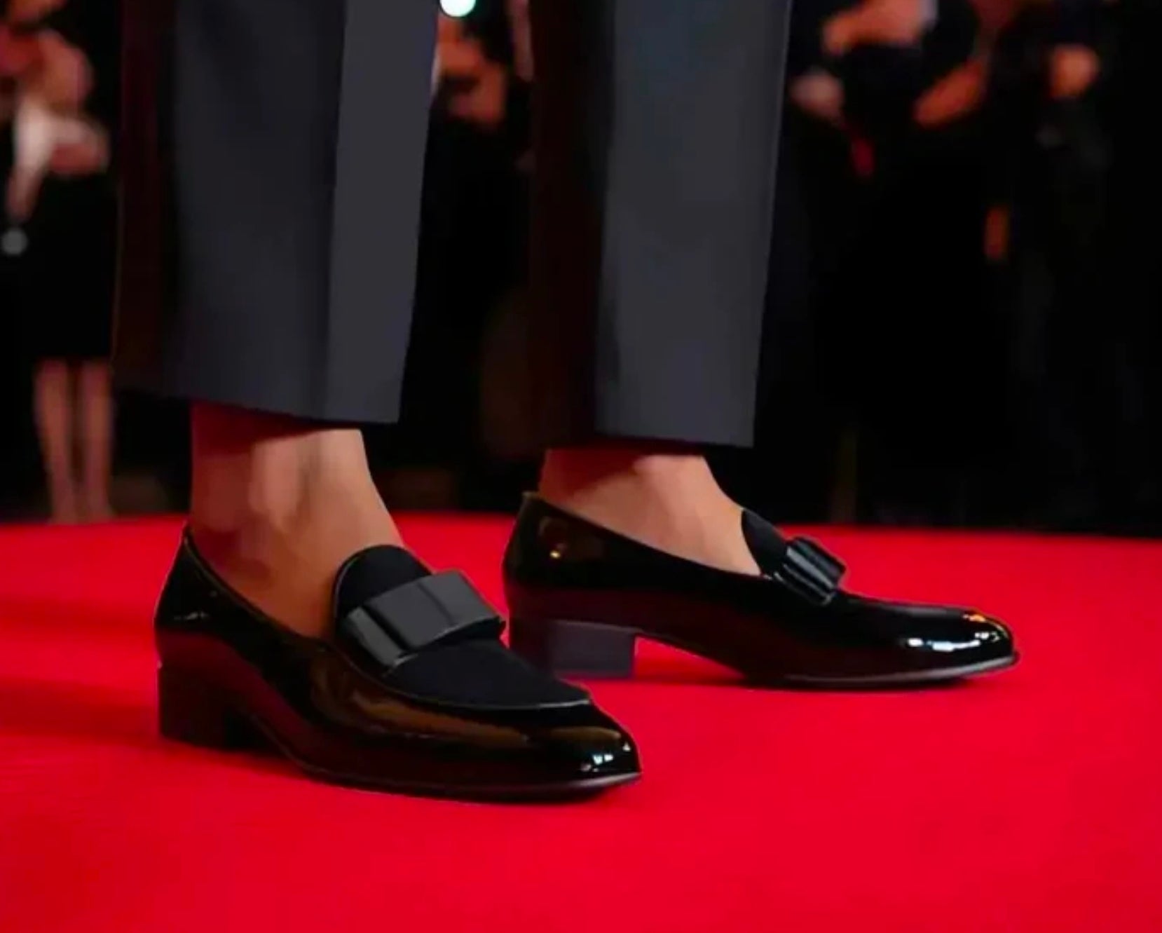 BDM Patent Leather Bow Loafer