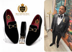 Velvet Slip On Shoes