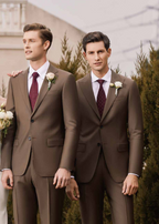 Slim Fit Check Suit