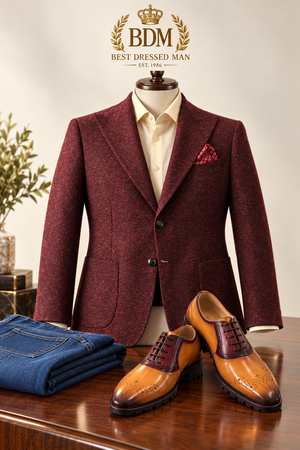 Tweed Blazer Jacket