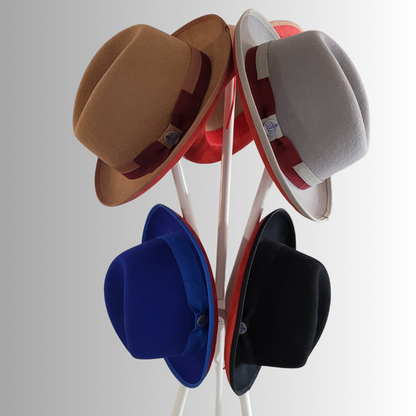 Fedora Roll Up Brim Princeton Hat Collection