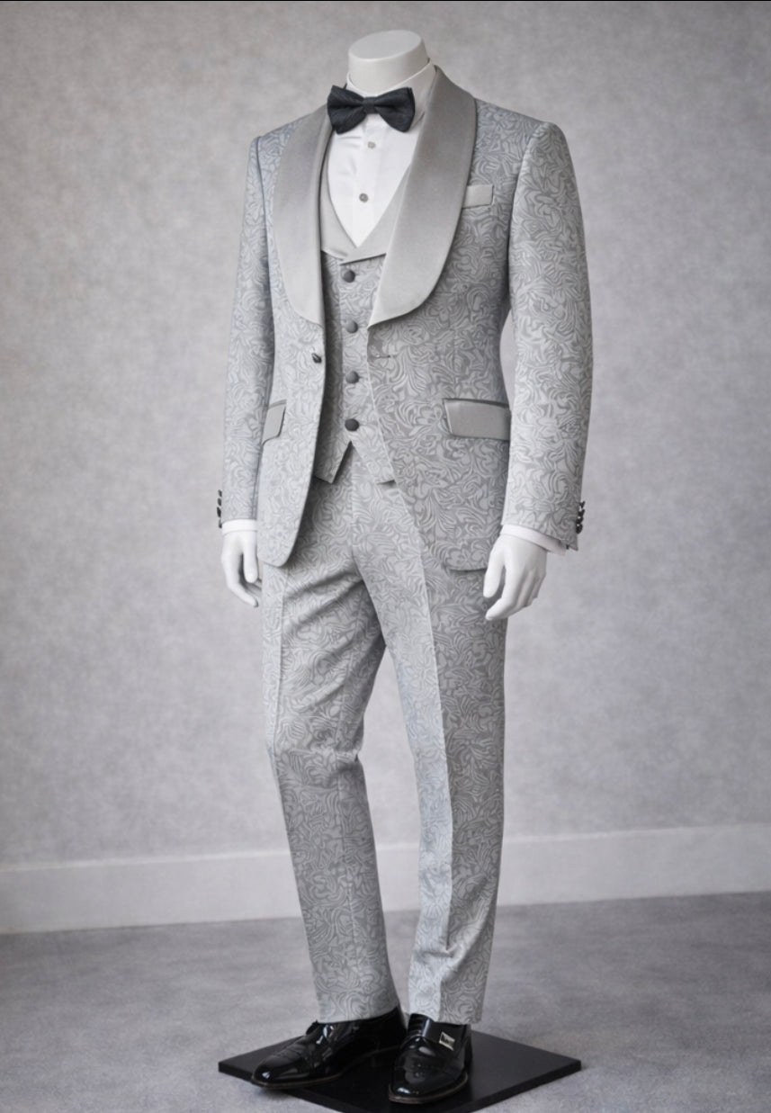 Shawl Lapel 3-Piece Tuxedo