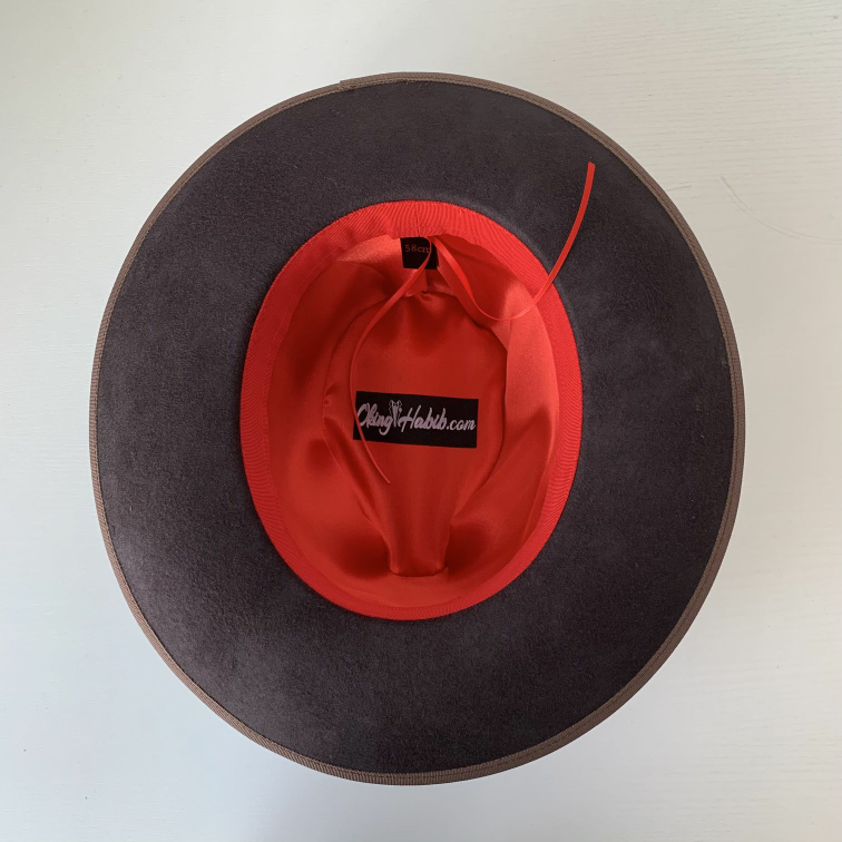 Fedora Wide Flat Brim Monarch Hat Collection