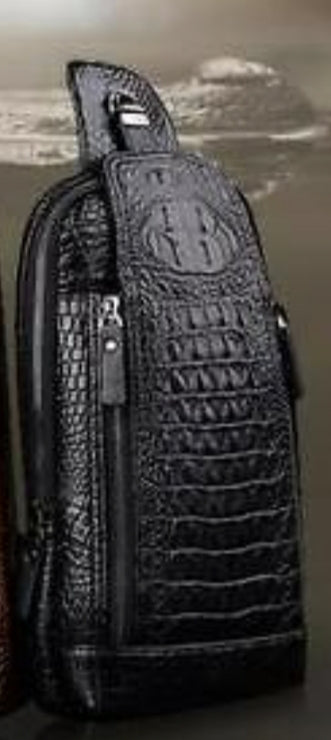 Men's Cross Body Croco Bags