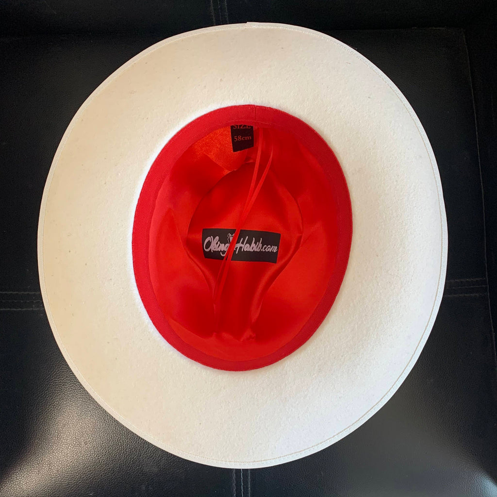 Fedora Wide Flat Brim Monarch Hat Collection