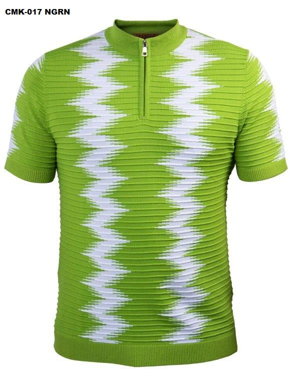 Short Sleeve Zip Mock