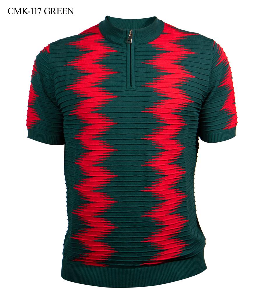 Short Sleeve Zip Mock