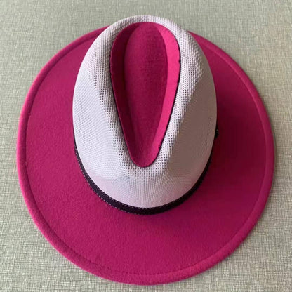 Straw Felt Unisex Hats