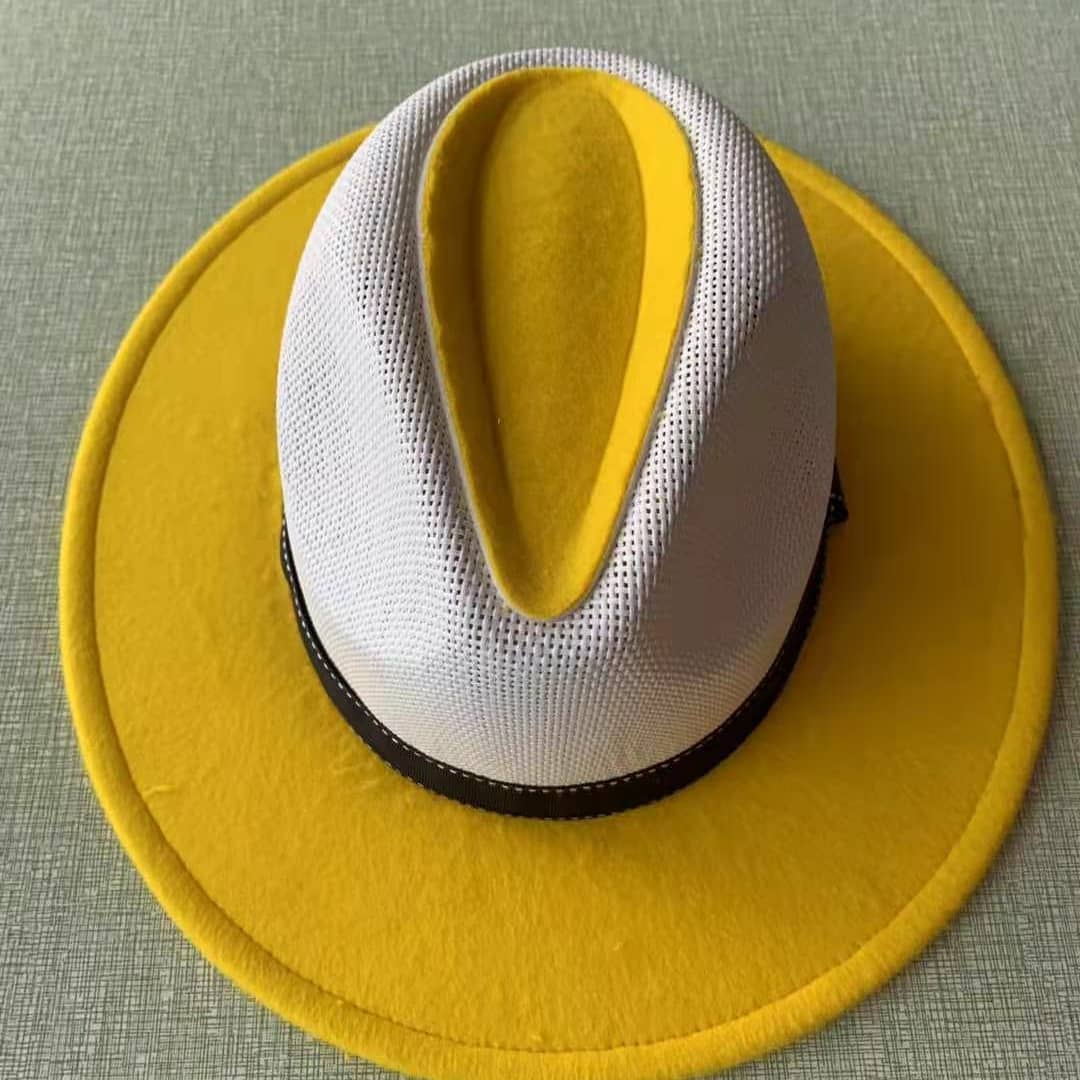 Straw Felt Unisex Hats