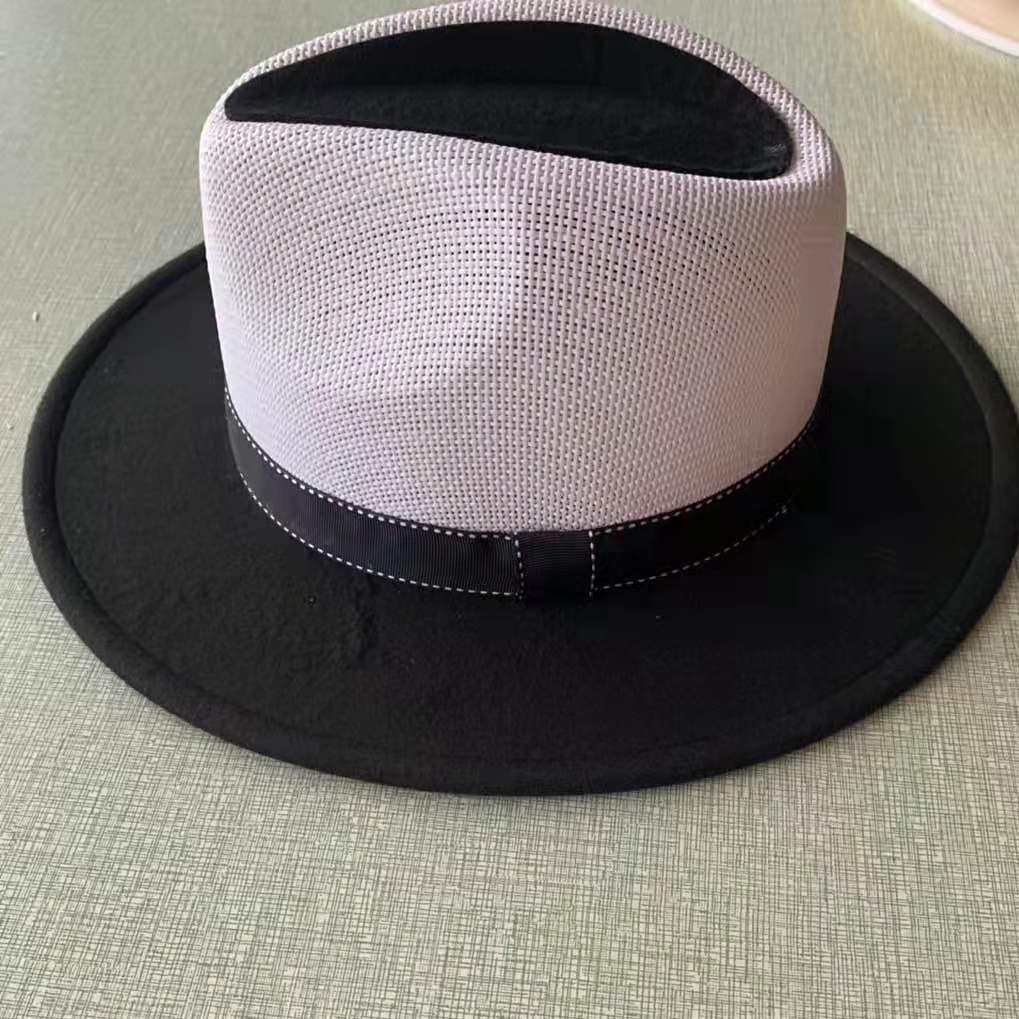 Straw Felt Unisex Hats