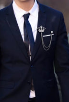 Lapel Crown Brooch